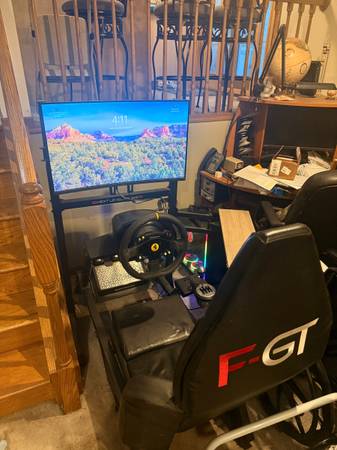 racing sim rig cockpit ready to use 1