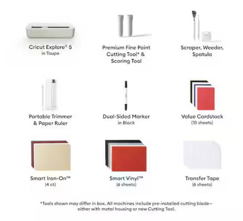 Cricut Explore 5 Bundle 1