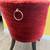 Red Velvet Accent Chair 9 thumbnail