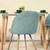 BLACK FRIDAY SALES! Homy Casa · PUZ Modern Aqua Dining Chairs Set of 4 5 thumbnail