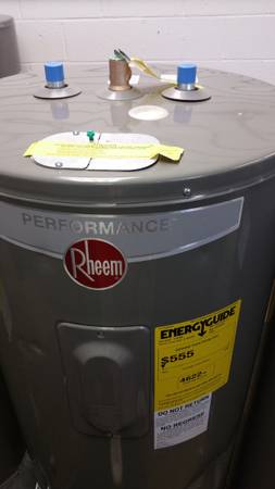 Deliver and Install 40 Gal Electric Water Heater 1