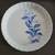 Porcelain Fluted Quiche Tart Dish Pan Blue and White Floral 9” - New! 1 thumbnail