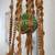 Vintage HUGE Macrame Plant Hanger w/ 3 Pots 4 thumbnail