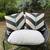 Pair of Sunbrella Outdoor Throw Pillows - Chevron/Stripe 3 thumbnail