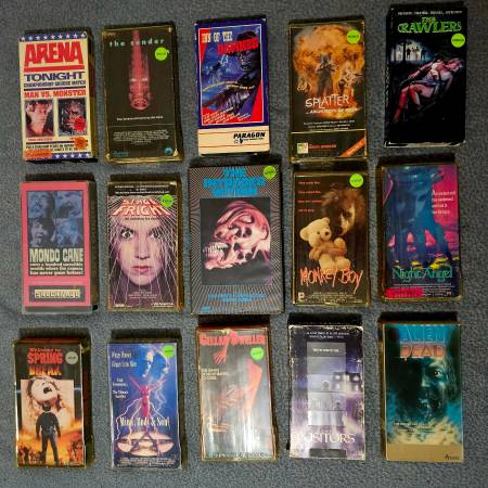Horror VHS Tapes ( Rare) 1