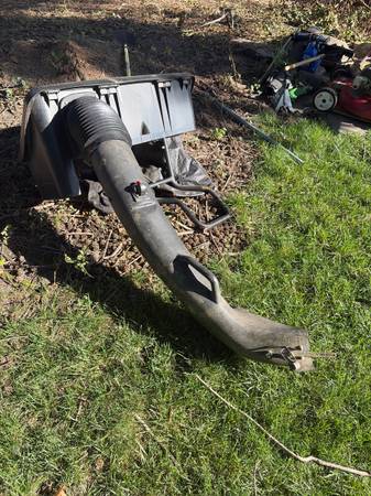 Complete bagger system for John Deere lawn tractor 1
