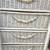 Antique Wicker Linen Cabinet With Chalkware Details 16 thumbnail
