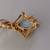 14K Necklace/10K Pendent Aquamarine Stone 4 thumbnail