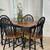Handsome Two-Tone Country Style Kitchen Dining Table & 4 Chairs SOLID 12 thumbnail