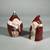 (2pc) Ceramic Handmade Santa Jars 1 thumbnail