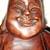 Hand Carved Wood Hotei (Buddha) 1 thumbnail