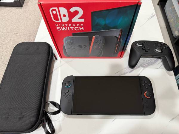 Nintendo Switch 2 + Pro Controller + Games 1