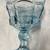 4 Vintage Fostoria Virginia light blue wine glasses or goblets 3 thumbnail