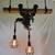 Rustic Farmhouse hay trolly chandelier 1 thumbnail