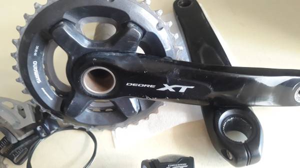 USED SHIMANO DEORE XT 11 SPS DRIVE TRAIN 2X11 1