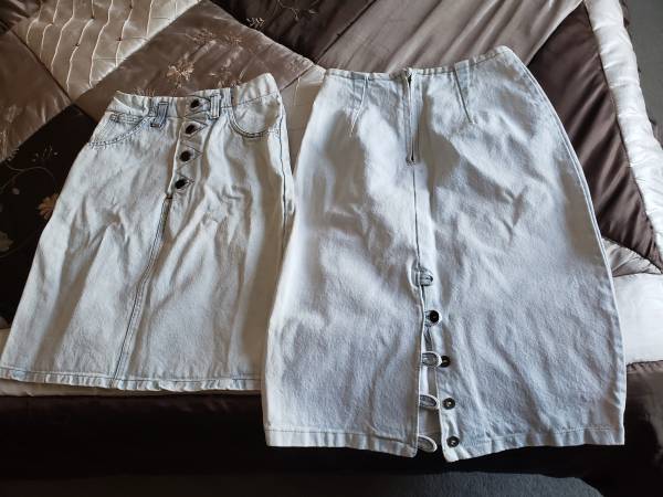 2 Jean Skirts 1
