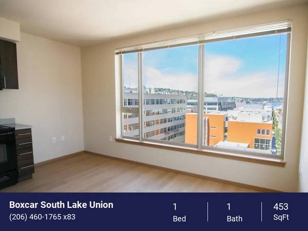 $2,155 / 1 dormitorio - 453 pies² - Almacenamiento en el lugar, balcones, visite hoy (Estamos ubicados en SLU, a poca distancia caminando de Amazon)