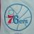 Philadelphia 76ers Seventy Sixers Throwback Vintage VTG Large L Jersey 3 thumbnail