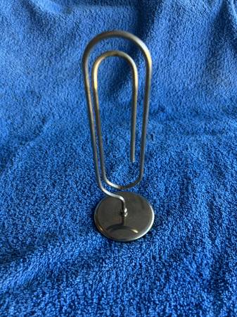 Large Desk Paper Clip Accessory ~ 6" Tall 1