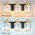 Black and Gold 3-Lights Bathroom Light Fixture Over Mirror, Crystal Wall Lightin 5 thumbnail