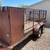 Dual axle landscape trailer with lockable storage 8 thumbnail