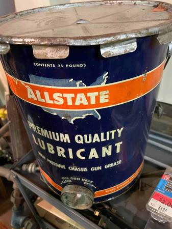 Allstate  auto grease can an penzoil can 1