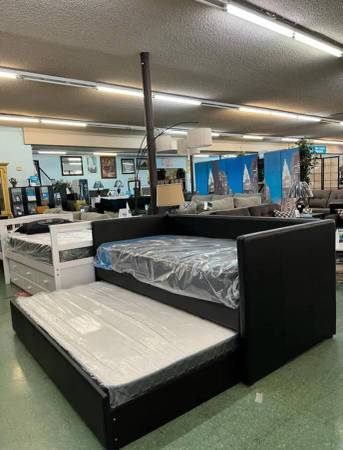 Brand New twin Size Daybed Frame with trundle frame 1
