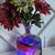 LIGHTED PAINTED VASE W/FLOWERS  (FAKE) 3 thumbnail