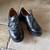 John Fluevog Black Leather Unisex Vintage Classics Oxford Shoe USM6 3 thumbnail
