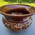 Authentic McCoy Reproductions Circa 1917 Brown Jardinière Planter Pot 6 thumbnail