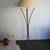 Vintage late modern bronze tripod floor lamp 1 thumbnail