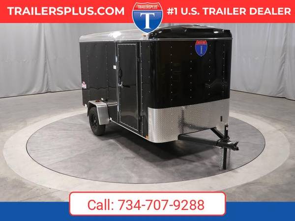 2027 Interstate 6X12 Victory Enclosed Cargo Trailer Black 1