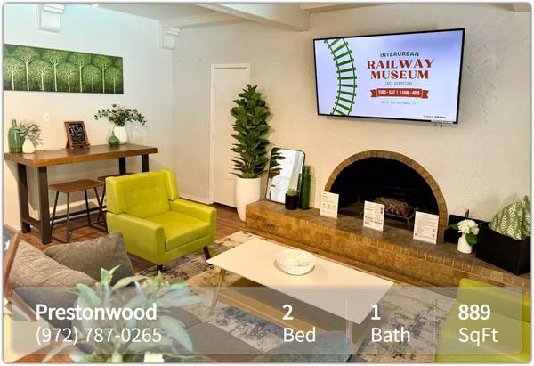 $1,290 / 2br - 889ft2 - Find your space! Cool 2 BR, 1 BA, 889 Sq Ft. (Dallas)63936222549890121