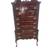 KINCAID Highboy Mahogany Chest 76" Tall 1 thumbnail