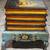 VINTAGE STORAGE BOX WITH HAND PAINTED SAILING SHIP 8 thumbnail