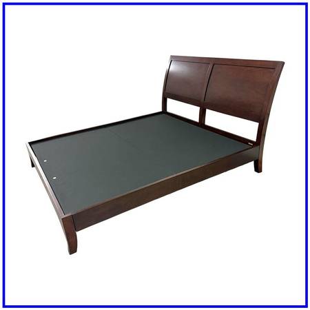 Eastern King Size Crate & Barrel Dawson Bed Frame 1