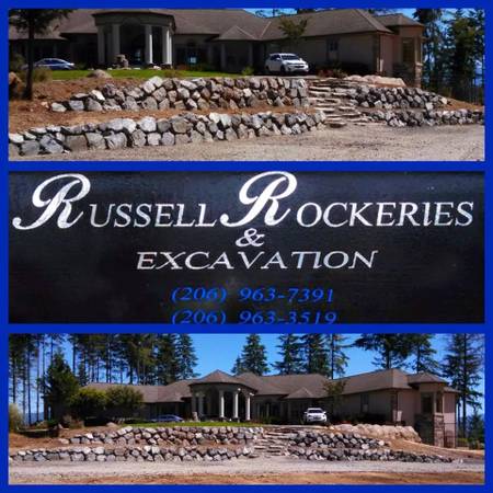 Rock Retaining walls,Excavation,land development, clearing 1