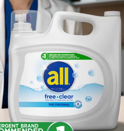 ALL LAUNDRY detergent For sensative skin huge size 1