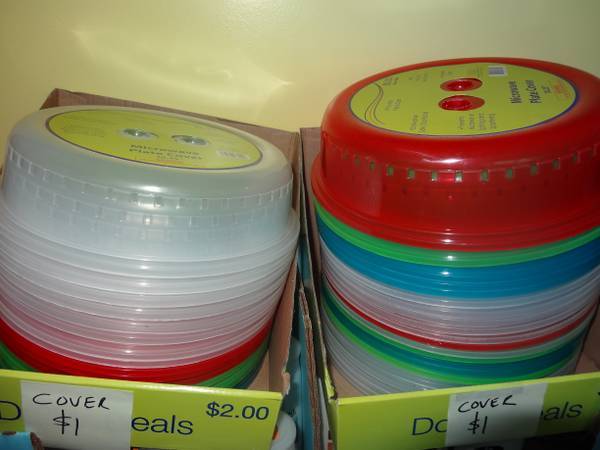 Microwave Cooking Splash Food Covers --New with Tags-Half Price-- 1