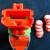 Nerf Vortex Proton Disc Shooter Blaster VG Used 2 thumbnail