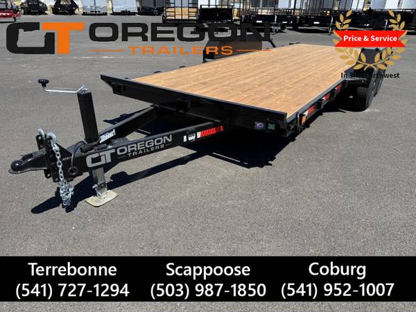 2026 Eagle 7x18 Tilt Trailer w/ Removable Fender 10K GVWR 1