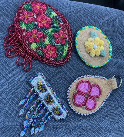 Beaded Barrettes/Keychain 1