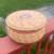 Vintage Mid-Century Hand-Woven Coiled Sewing Basket 9" Lidded Round Boho Folk Ar 1 thumbnail