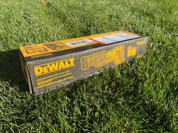 Dewalt 20V Reciprocating Saw Brand New Sawzall 1