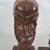 African Hand Carved Tribal Folk Art Wood Man & Woman Busts Signed 12" 3 thumbnail