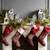 Brand New 2pk Galvanized Houses Christmas Stocking Holder Sets 4 thumbnail