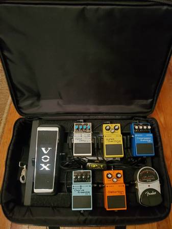 Pedaltrain Classic JR Pedalboard w/7 Pedals MINT 1