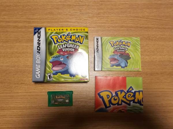 Pokémon LeafGreen – Player’s Choice (GBA) – CIB –  Authentic & Tested - $250 (Queens Village)63470439304707120