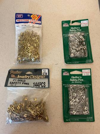 New Lot of Safety Pins 1