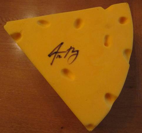 Aaron Rodgers NFL Autographed Cheese Head 1